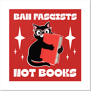 ban fascists not books Posters and Art